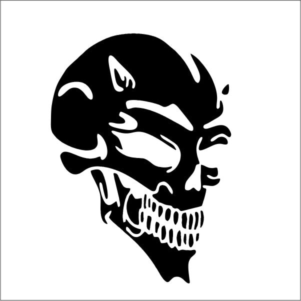 Devil Totenkopf Autoaufkleber │My-Foil Online Shop