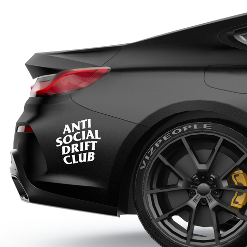 Anti Social Drift Club Aufkleber - Beispielansicht