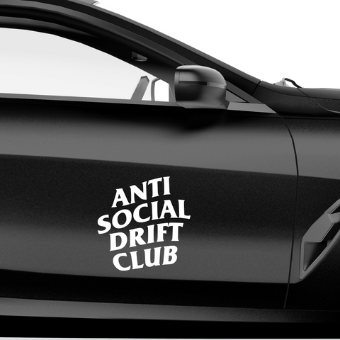 Anti Social Drift Club Aufkleber - Beispielansicht