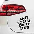 Anti Social Drift Club Aufkleber - Beispielansicht