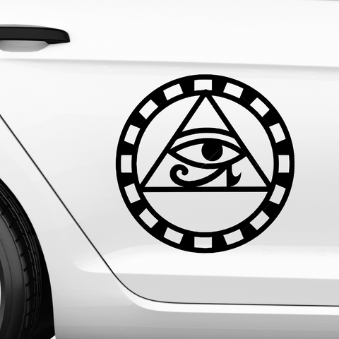 Auge des Horus Aufkleber Nr 5 - Beispielansicht