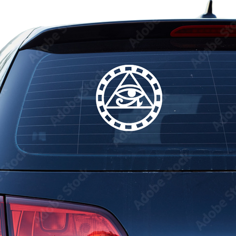 Auge des Horus Aufkleber Nr 5 - Beispielansicht