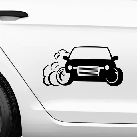 Auto Drift Aufkleber - Beispielansicht
