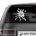 BMW Farbklecks Aufkleber - Beispielansicht