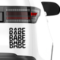 Babe Beach Aufkleber - Beispielansicht
