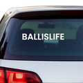 Ball is life Aufkleber Nr. 3 - Beispielansicht