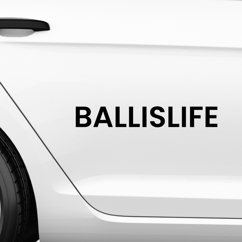 Ball is life Aufkleber Nr. 3 - Beispielansicht