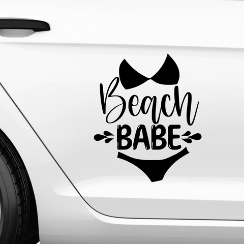 Beach Babe Aufkleber Nr 1 - Beispielansicht