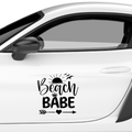 Beach Babe Aufkleber Nr 2 - Beispielansicht