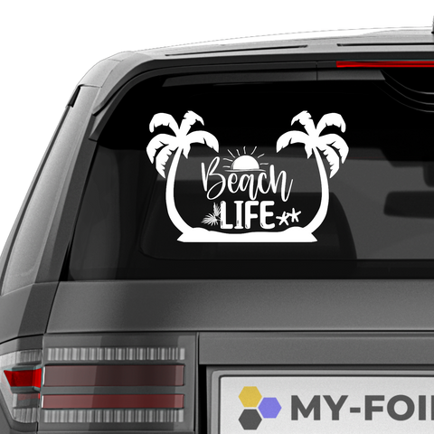 Beach Life Aufkleber Nr 1 - Beispielansicht