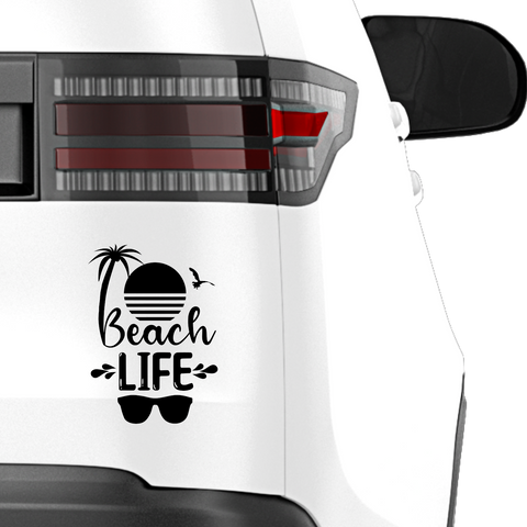 Beach Life Aufkleber Nr 2 - Beispielansicht