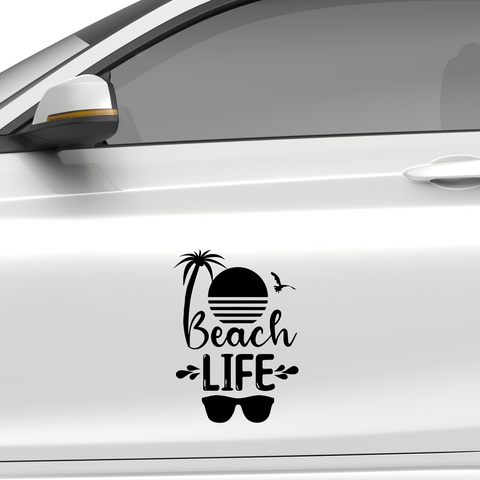 Beach Life Aufkleber Nr 2 - Beispielansicht