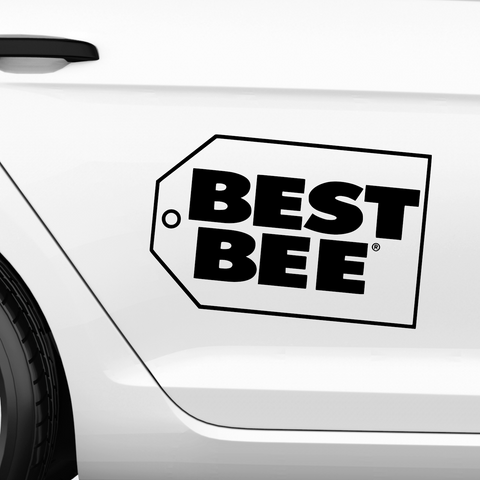 Best Bee Best Buy Fakelogo Aufkleber - Beispielansicht