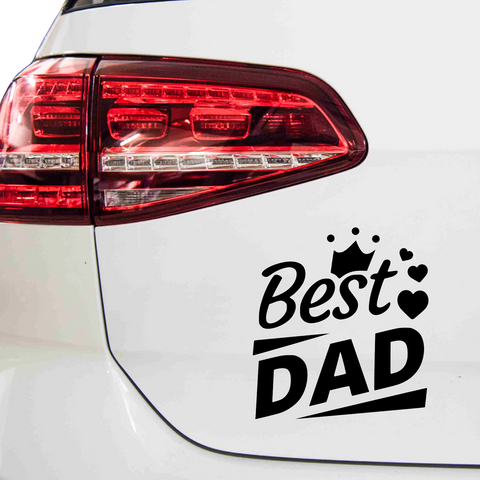 Best Dad Aufkleber Nr 1 - Beispielansicht