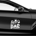 Best Dad Aufkleber Nr 2 - Beispielansicht