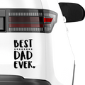 Best Dad ever Aufkleber Nr 3 - Beispielansicht