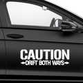 Both Ways Aufkleber - Beispielansicht