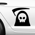 Cute Skull Sensenmann Aufkleber - Beispielansicht