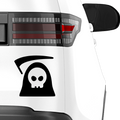 Cute Skull Sensenmann Aufkleber - Beispielansicht