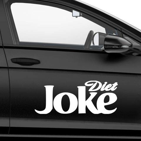 Diet Joke Diet Coke Fakelogo Aufkleber - Beispielansicht