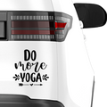 Do more Yoga Aufkleber - Beispielansicht
