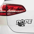 Dope Artwork Crazy Clown Aufkleber - Beispielansicht