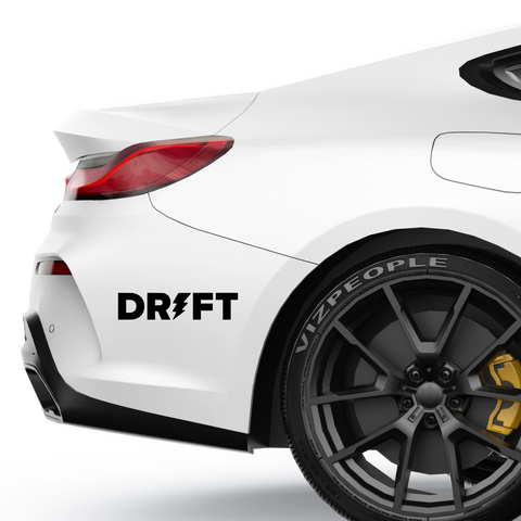 Drift Blitz Aufkleber - Beispielansicht