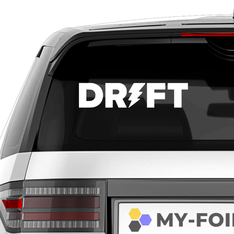 Drift Blitz Aufkleber - Beispielansicht