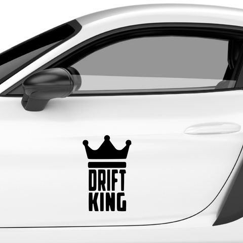 Drift King Krone Aufkleber - Beispielansicht