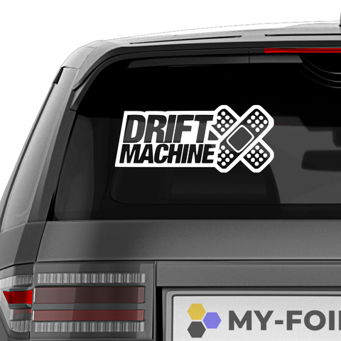 Drift Maschine Aufkleber - Beispielansicht