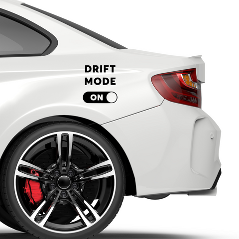 Drift Mode On Aufkleber - Beispielansicht