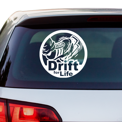 Drift for Life Aufkleber - Beispielansicht
