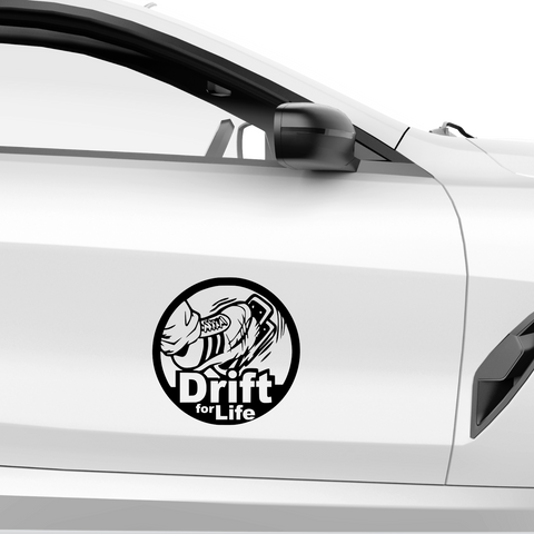 Drift for Life Aufkleber - Beispielansicht