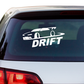 Drift out Car Aufkleber - Beispielansicht