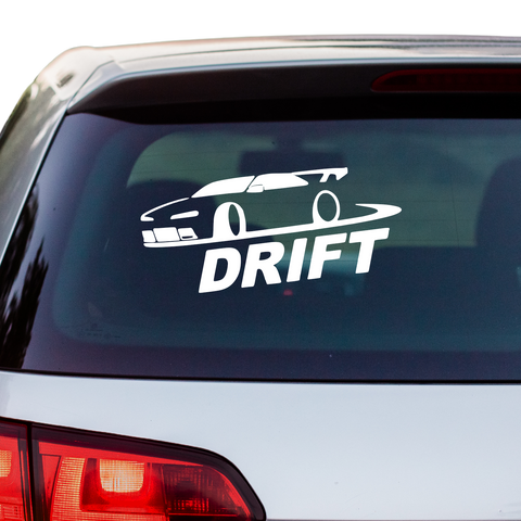 Drift out Car Aufkleber - Beispielansicht