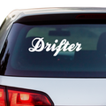 Drifter geschwungen Aufkleber - Beispielansicht
