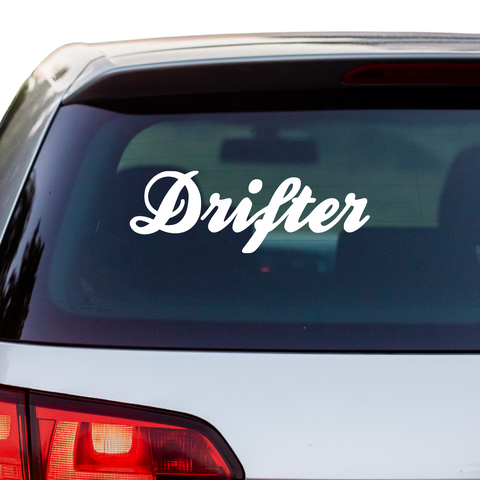Drifter geschwungen Aufkleber - Beispielansicht