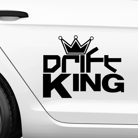 Driftking Krone Aufkleber - Beispielansicht