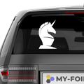Einhorn Aufkleber Nr 10 - Beispielansicht