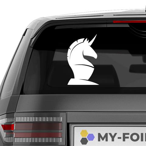 Einhorn Aufkleber Nr 10 - Beispielansicht