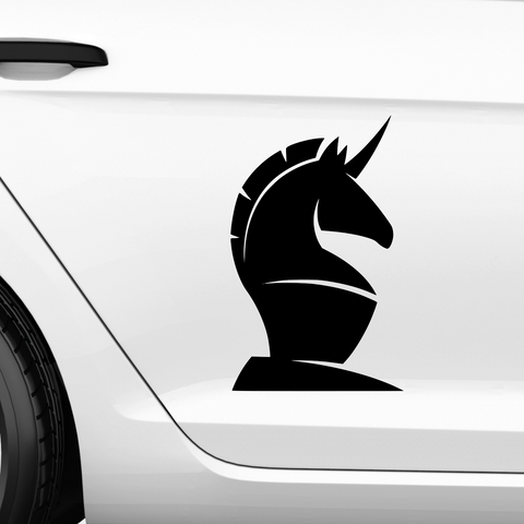 Einhorn Aufkleber Nr 10 - Beispielansicht
