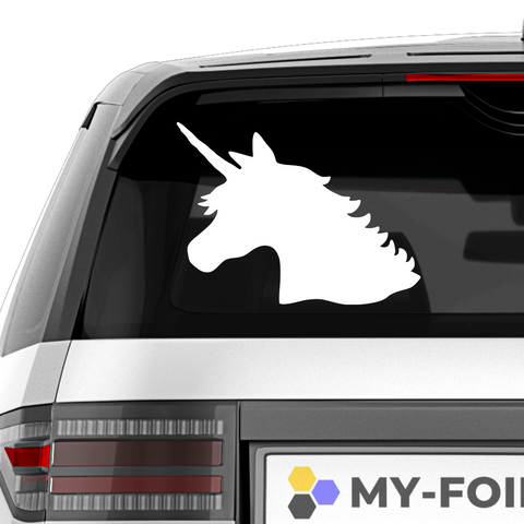 Einhorn Aufkleber Nr 15 - Beispielansicht