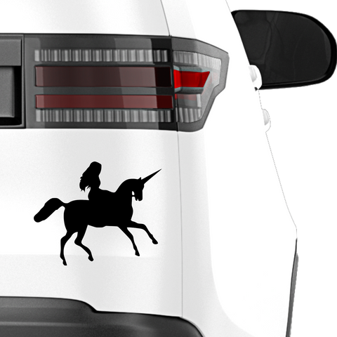 Einhorn Aufkleber Nr 18 - Beispielansicht