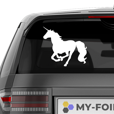 Einhorn Aufkleber Nr 19 - Beispielansicht