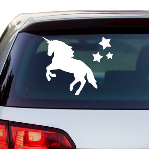 Einhorn Aufkleber Nr 21 - Beispielansicht