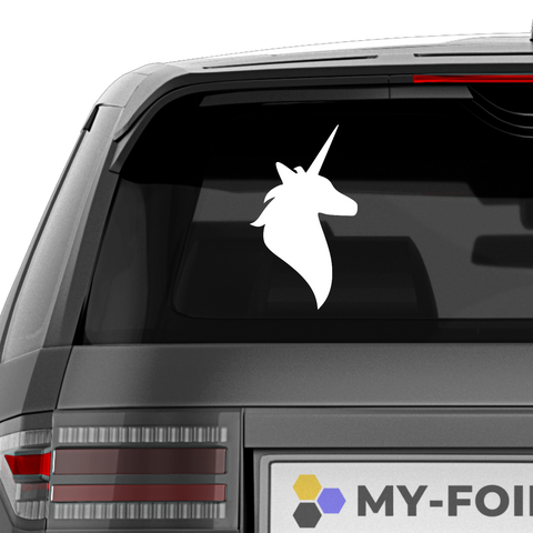Einhorn Aufkleber Nr 25 - Beispielansicht