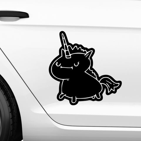 Einhorn Aufkleber Nr 27 - Beispielansicht