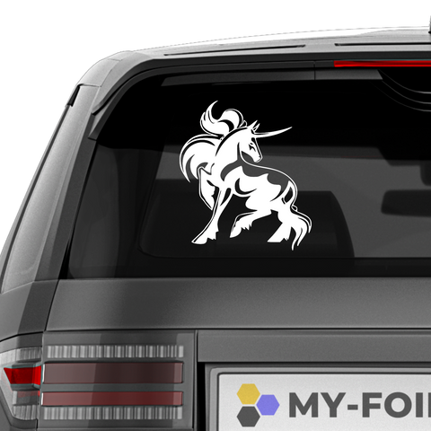 Einhorn Aufkleber Nr 3 - Beispielansicht