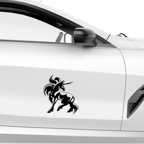 Einhorn Aufkleber Nr 3 - Beispielansicht