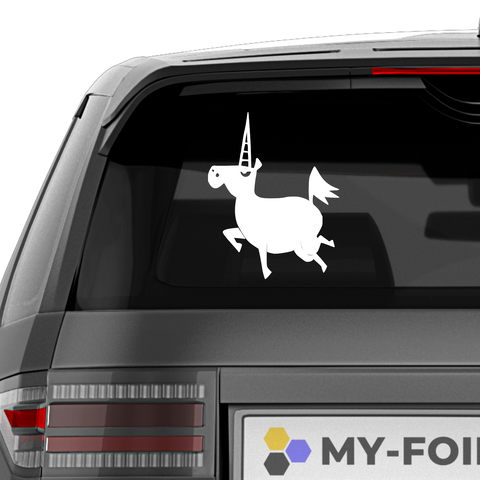 Einhorn Aufkleber Nr 7 - Beispielansicht